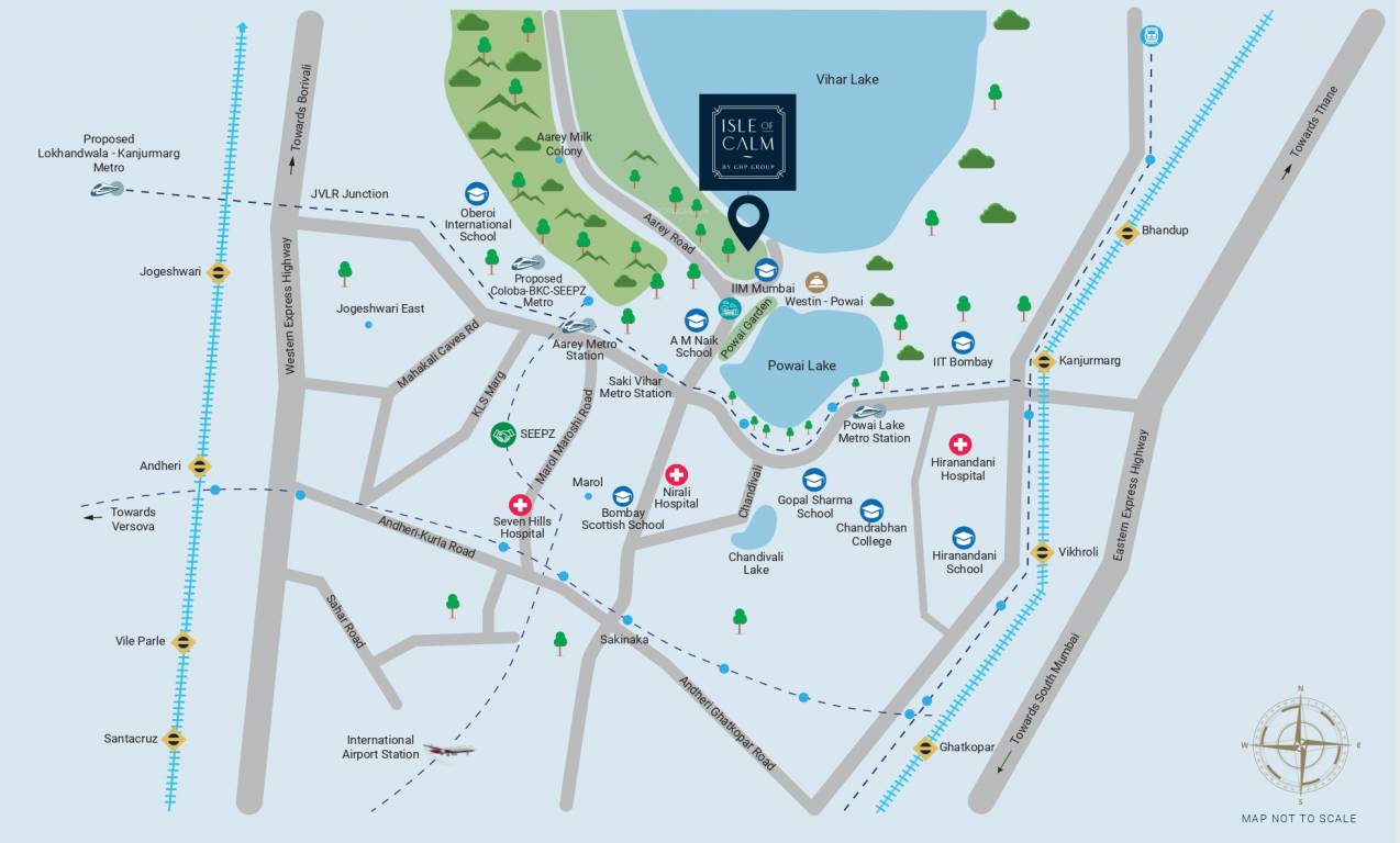  isle of calm tower 2 Location Plan