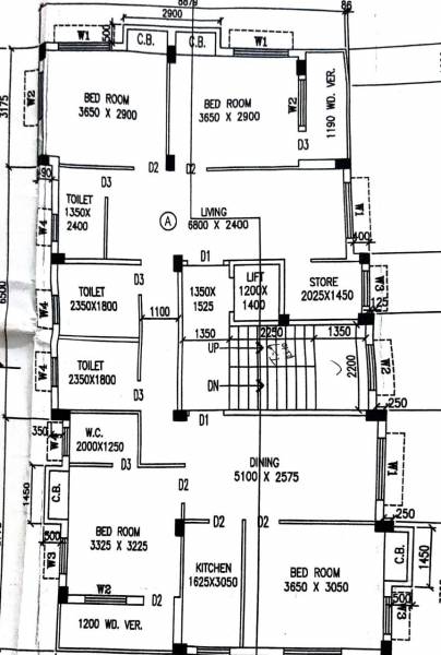  brishti-bilas Brishti Bilas Cluster Plan For Typical Floor Plan