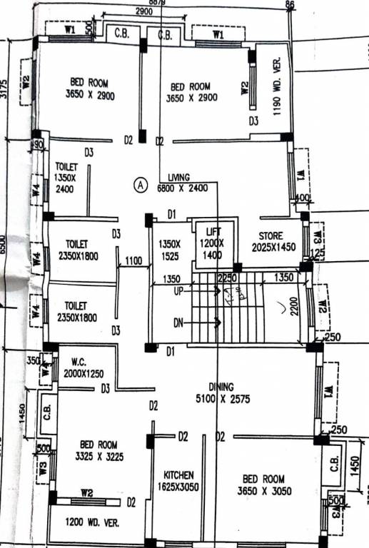  brishti bilas Brishti Bilas Cluster Plan For Typical Floor Plan