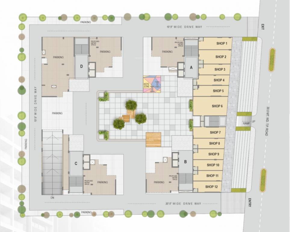  radhe skyline 2 Layout Plan