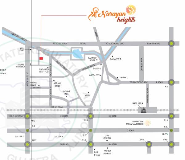  shree-narayan-heights Location Plan