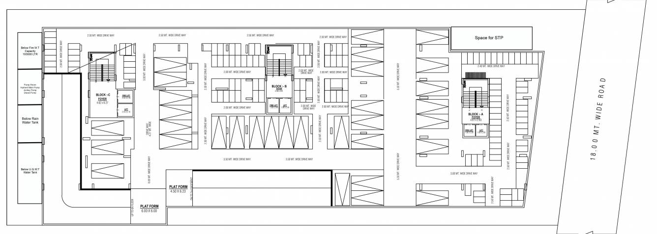  kimora Block A,B,C Cluster Plan For Basement 1
