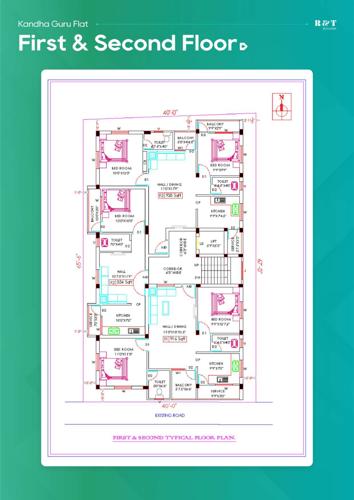  kandha-guru-flats Kandha Guru Flats Cluster Plan from 1st to 2nd Floor