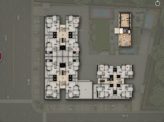  orchid regal Tower A Cluster Plan