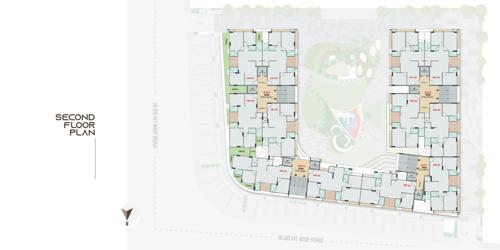  sakar-paradise Sakar Paradise Cluster Plan for 2nd Floor