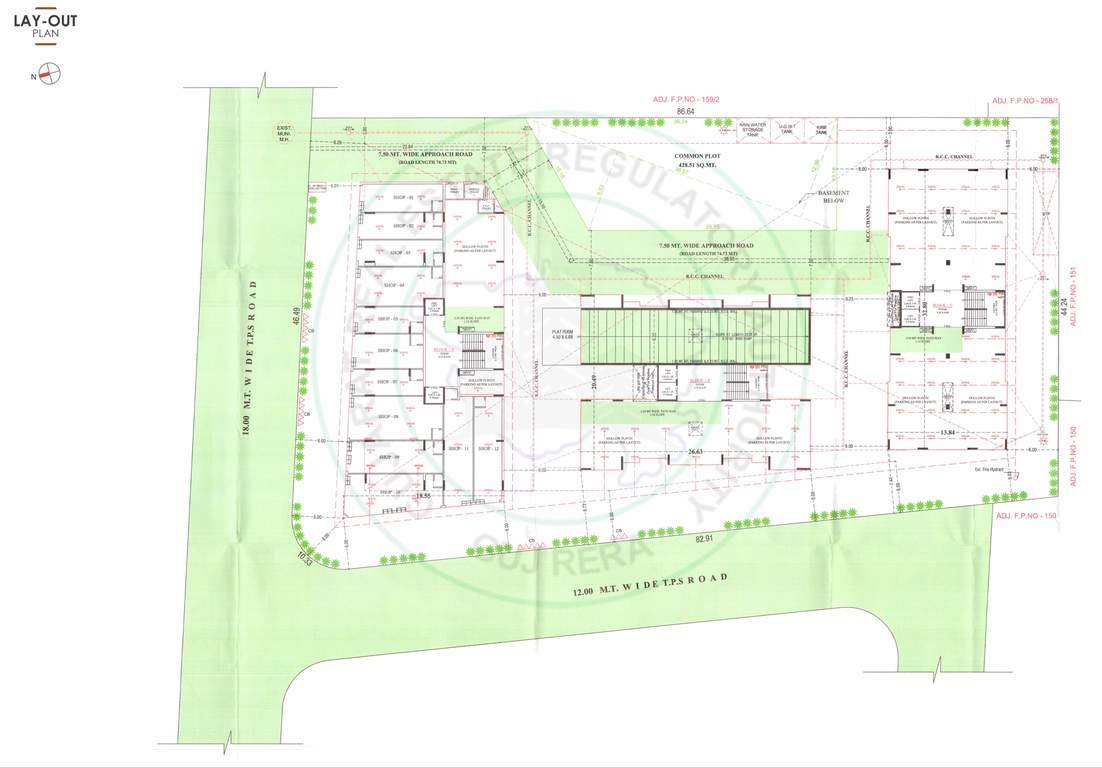 radiant rays Layout Plan