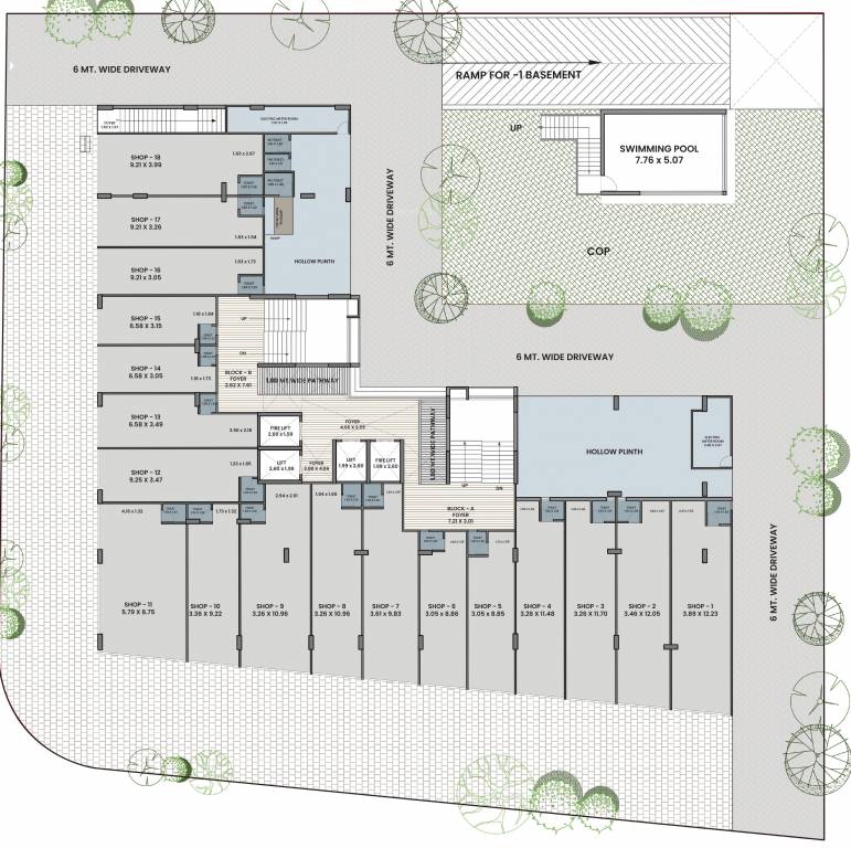  abode Tower A Cluster Plan
