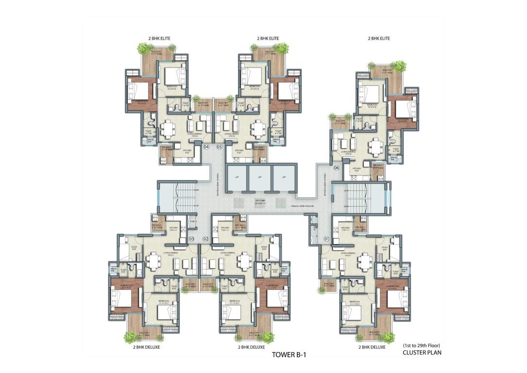 grand begonia phase i BI 8 Cluster Plan