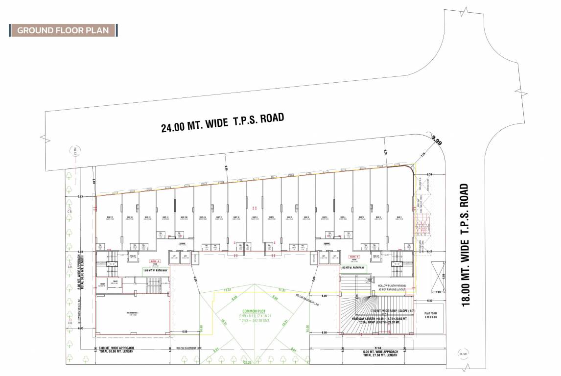  avan Block A Cluster Plan For Ground Floor