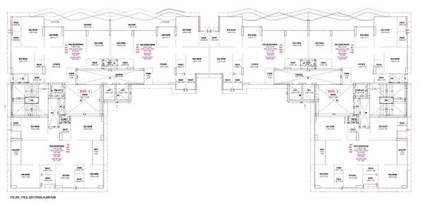  avan Block A Cluster Plan From 7th , 9TH To 13th Floor
