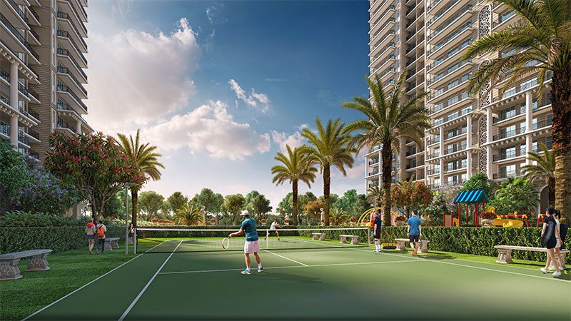 grand begonia Badminton Court