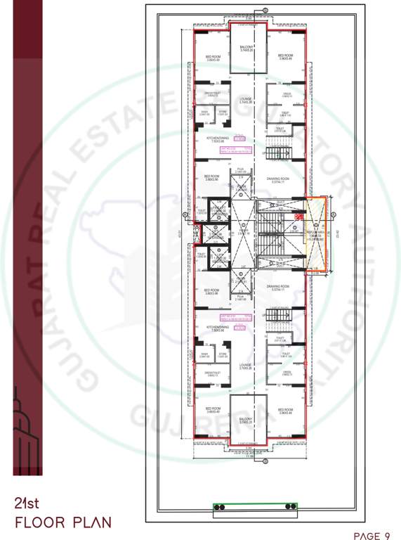  status luxe Status Luxe Cluster Plan for 21th Floor
