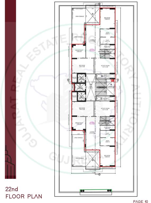 status luxe Status Luxe Cluster Plan for 22th Floor