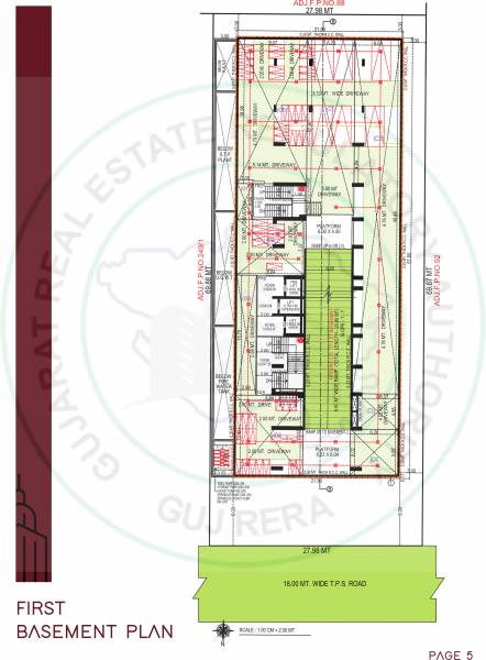  status-luxe Status Luxe Cluster Plan for Basement 1 Floor
