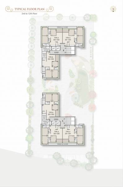  ganesh-luxuria Tower A Cluster Plan