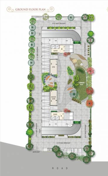  ganesh-luxuria Tower A Cluster Plan
