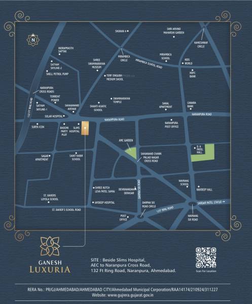  ganesh-luxuria Location Plan