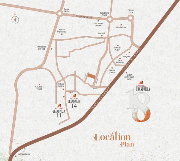  aatmiya-grandvilla-18 Location Plan