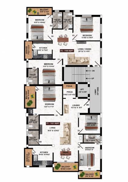  thiraviyam Thiraviyam Cluster Plan for 1st Floor