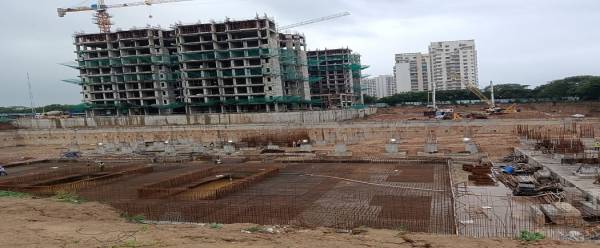 Block B Construction Status Aug-25 skyline Block B Construction Status Aug-25