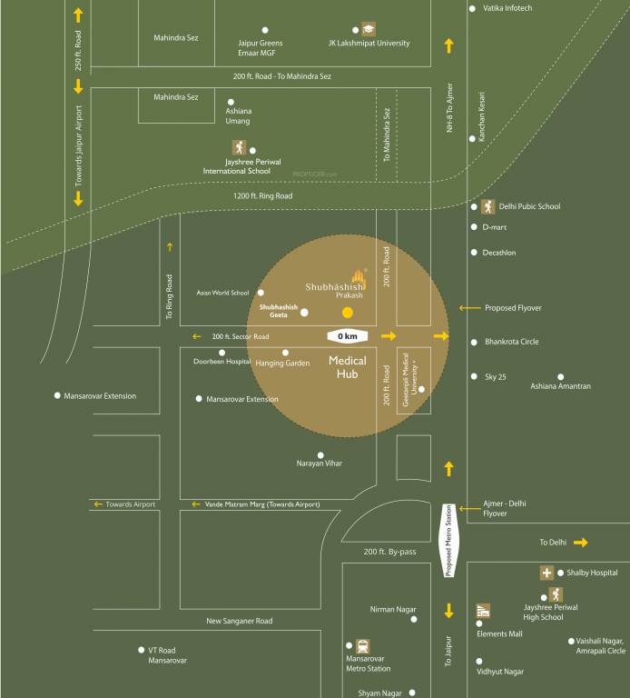  prakash phase ii Location Plan
