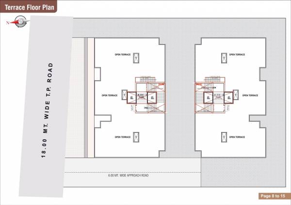  divylaksh-elegance Block A & B Terrace Cluster Plan