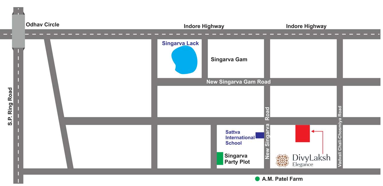  divylaksh elegance Location Plan