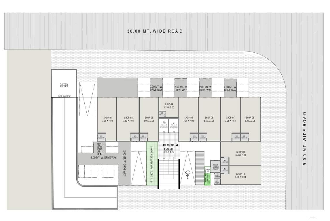  vraj vihar Vraj Vihar Cluster Plan for Ground Floor