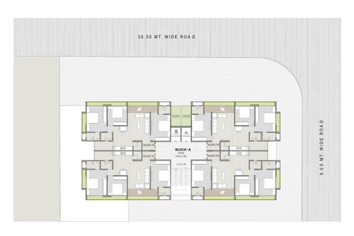  vraj-vihar Vraj Vihar Cluster Plan from 5th to 7th Floor