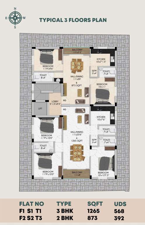  sri mahalakshmi flats Sri Mahalakshmi Flats Cluster Plan