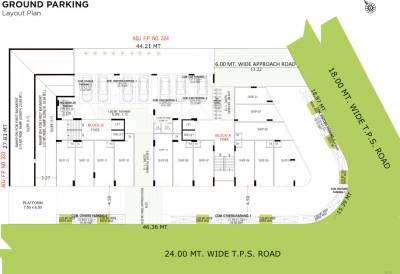  dominance Block  A, B Ground Parking Cluster Plan