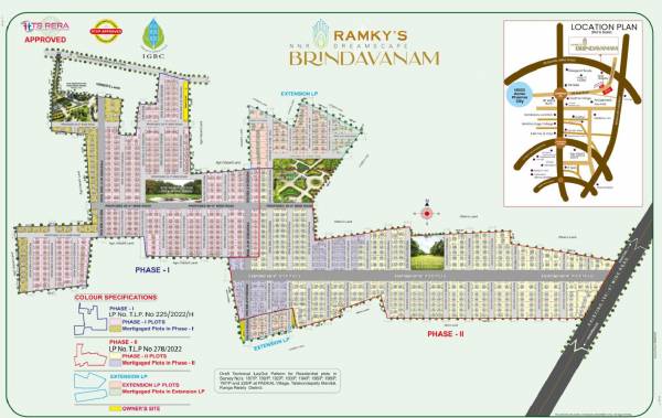 brindavanam Layout Plan