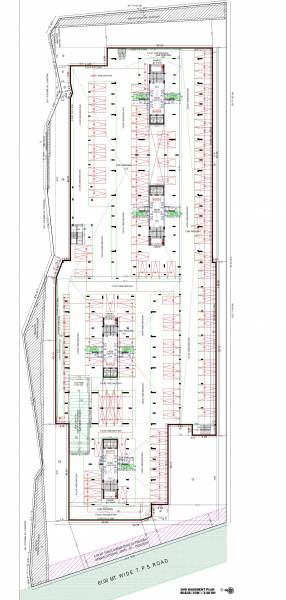  kalpavatika Block A,B,C,D Cluster Plan For 2nd Basement