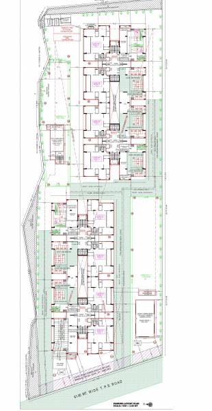  kalpavatika Block A,B,C,D Cluster Plan For Ground Floor
