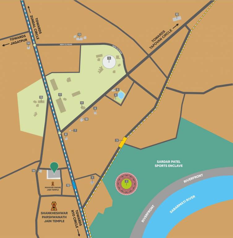  kalpavatika Location Plan