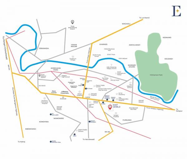  east-world Location Plan