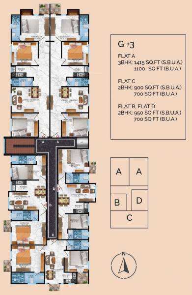  tridevs-amrit Tridevs Amrit Typical Cluster Plan