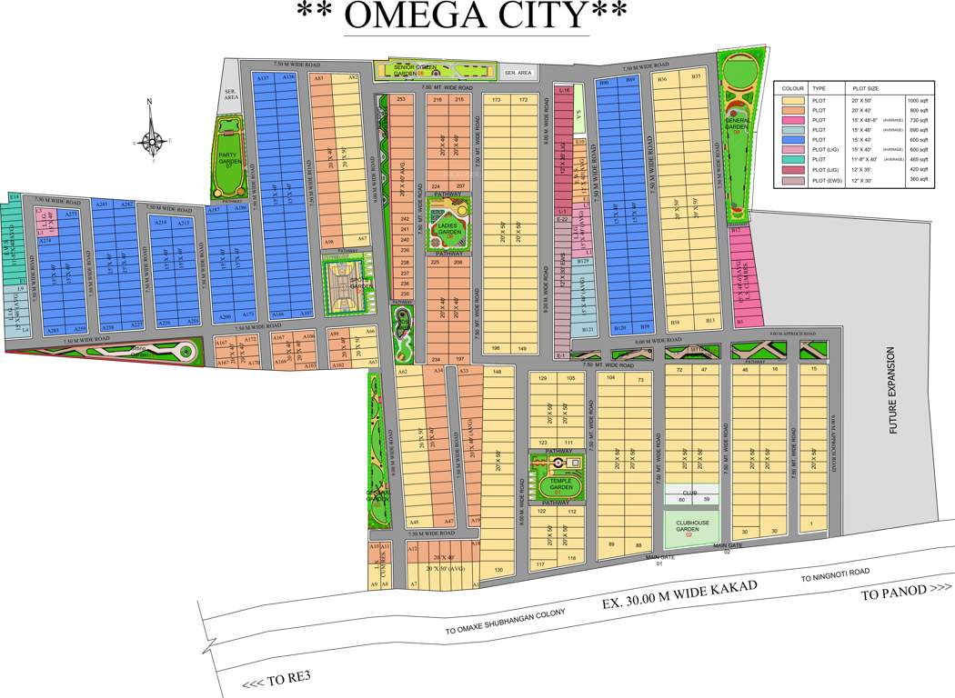  omega city Layout Plan