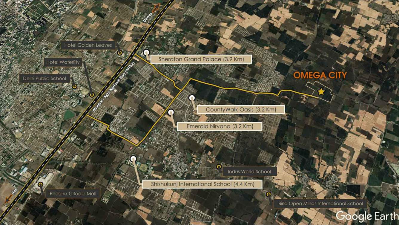  omega city Location Plan