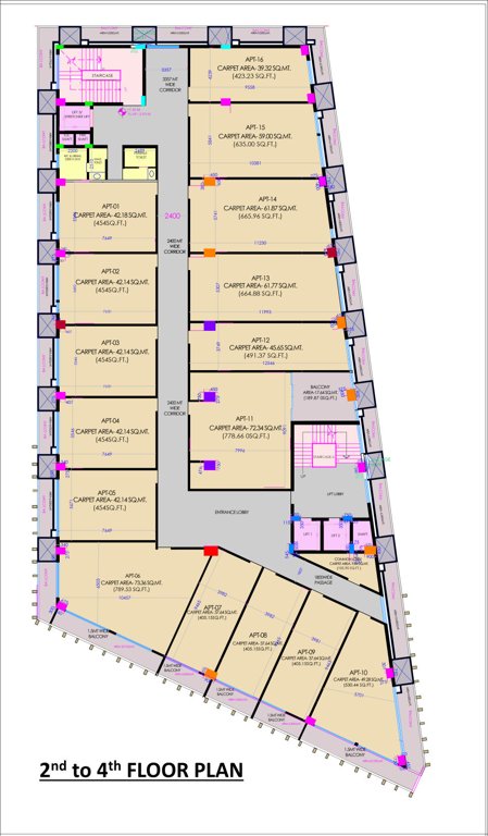  infinity heights Block 1 Cluster Plan