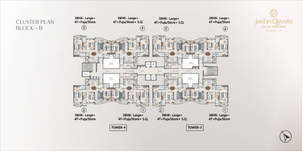 Jashn Elevate Phase 2 Tower 3 and 4 Cluster Plan jashn-elevate-phase-2 Jashn Elevate Phase 2 Tower 3 and 4 Cluster Plan