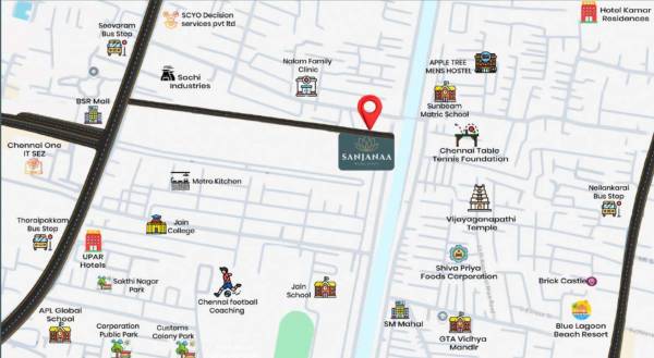  sanjanaa Location Plan