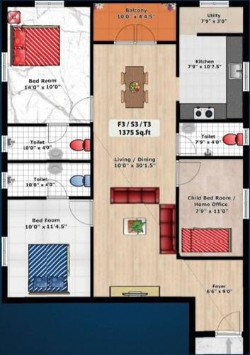  grandeur Grandeur Cluster Plan For 2nd Floor