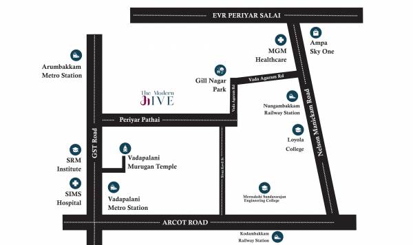  the-modern-hive Location Plan