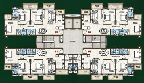  cassia-gh-ii-phase-ii Tower 2 Cluster Plan from 1st to 12th Floor