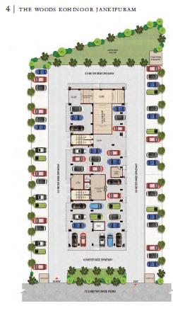  the-woods-kohinoor-jankipuram The Woods Kohinoor Jankipuram Tower A Cluster Plan