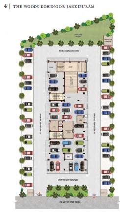  the woods kohinoor jankipuram The Woods Kohinoor Jankipuram Tower A Cluster Plan