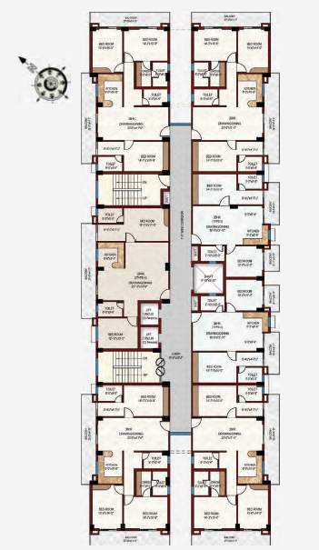  the woods kohinoor jankipuram The Woods Kohinoor Jankipuram Tower A Cluster Plan