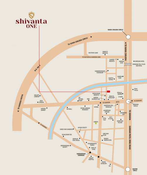  shivanta-one Location Plan
