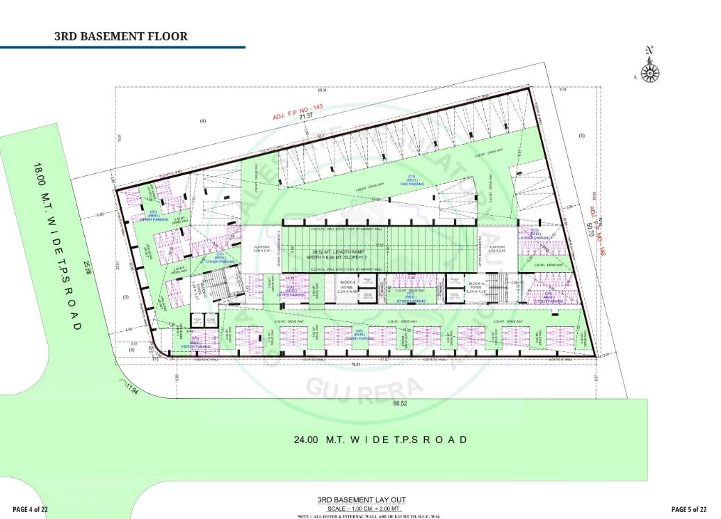  the satyagrah landmark Block A Basement Cluster Plan